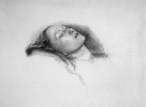Inf John Everett Millais - Elizabeth Siddal _study for Ophelia_